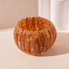 Smudging Acrylic Bangle Wide Size Retro Hand Ring Temperament Irregular Wide Bracelet  Women