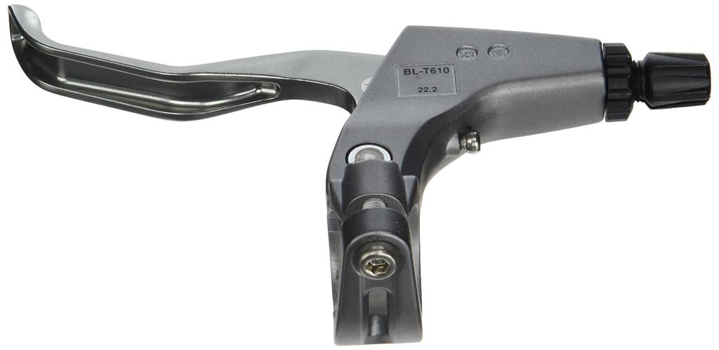 SHIMANO Brake Lever Silver Right Lever Only 2 Finger EBLT610RS DEORE BL-T610 (I-spec B)