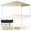 Tarp Tent 3x3m Sand Beige To Tarp UV Water Storage Case [Easy Assemble] One-touch Tent, Protection, Resistant,