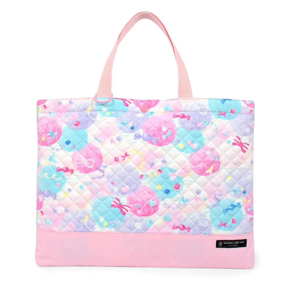 COLORFUL CANDY STYLE Quilted Entrance Set and Cute Candy Pop Perfect for Preparing for Includes a Lesson Shoe Gym Clothes and Cup Bag NW400700 4-Piece
