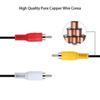 1M DVD TV Male to Male Speaker AV Cable AUX Cable Adapter Wire 3.5mm Jack to 3 RCA
