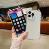 Новый чехол для телефона из ТПУ с кошачьими ушками подходит для iPhone 16 Pro Max и iPhone 15. Прозрачный защитный чехол 14