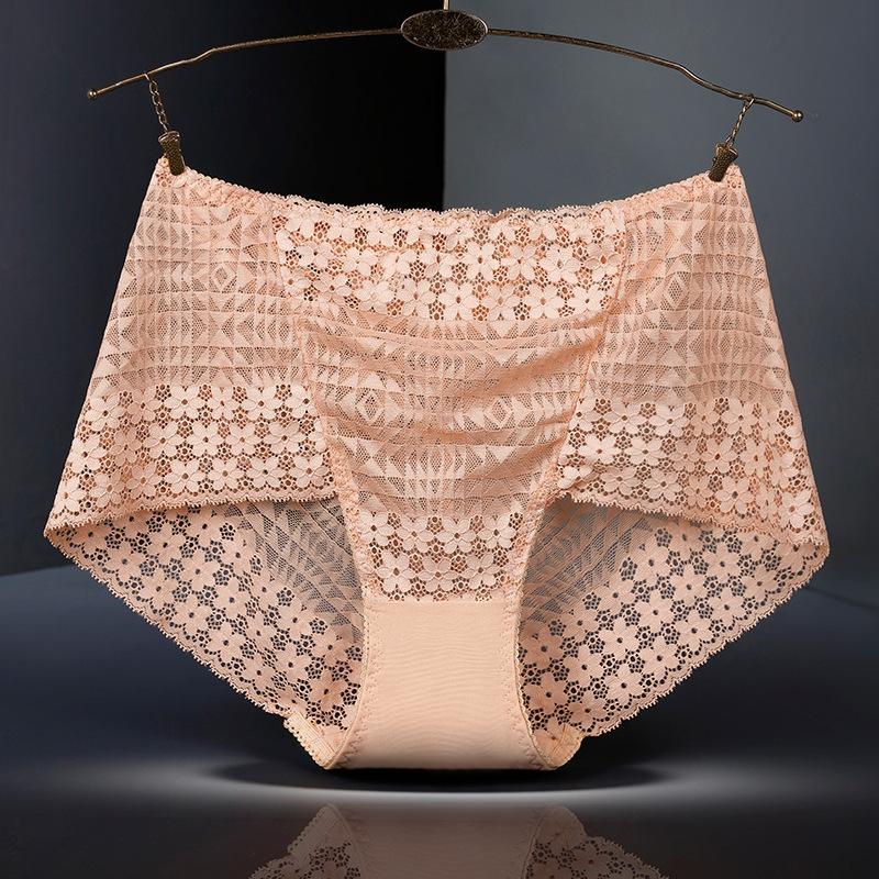 Сексуальные кружевные трусики с цветочным принтом, трусы с высокой талией, ажурные трусы, шорты для мальчиков большого размера, максимум 150 кг