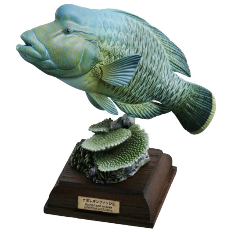 Japan Sea Creature Special Edition Gashapon Shark Dolphin Turtle Humphead Wrasse Statue Action Figure Model Toys