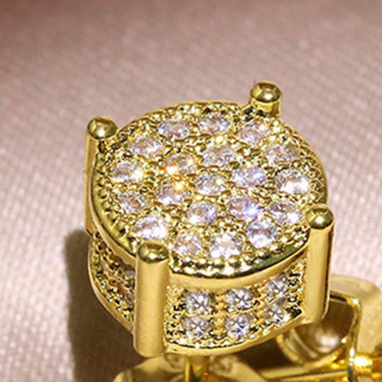 1 пара женских сережек-гвоздиков с квадратными стразами, свадебные серьги-гвоздики из сплава геометрической формы, для повседневных поездок на работу