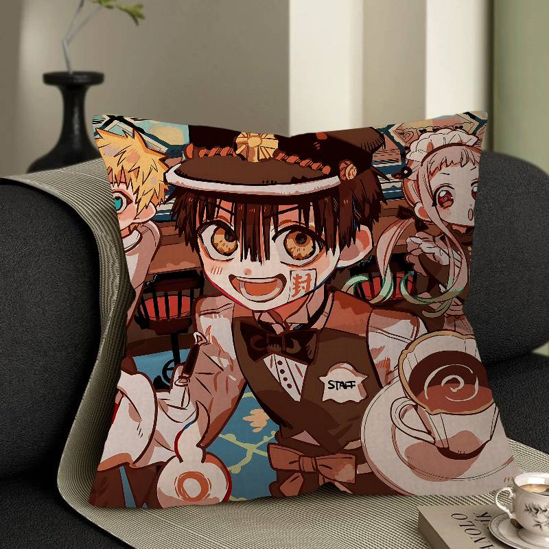 Anime Toilet-Bound Hanako Kun Lucky Dragon Pillow Cover Sofa Cushion Cover Home Room Decoration Children Gift