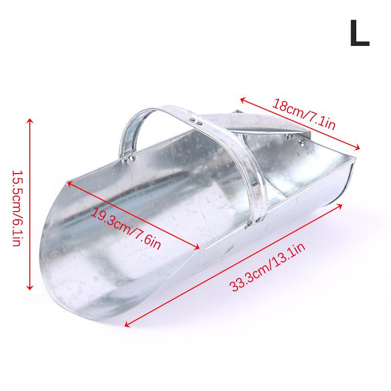 Толстый металл Большая вместимость Совок для риса Совок для корма Многофункциональный Гладкая эргономичная ручка Кухня Супермаркет Фермы