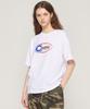 CARGOBROS FOR WOMAN C Circle Short Sleeve T-Shirt (White)