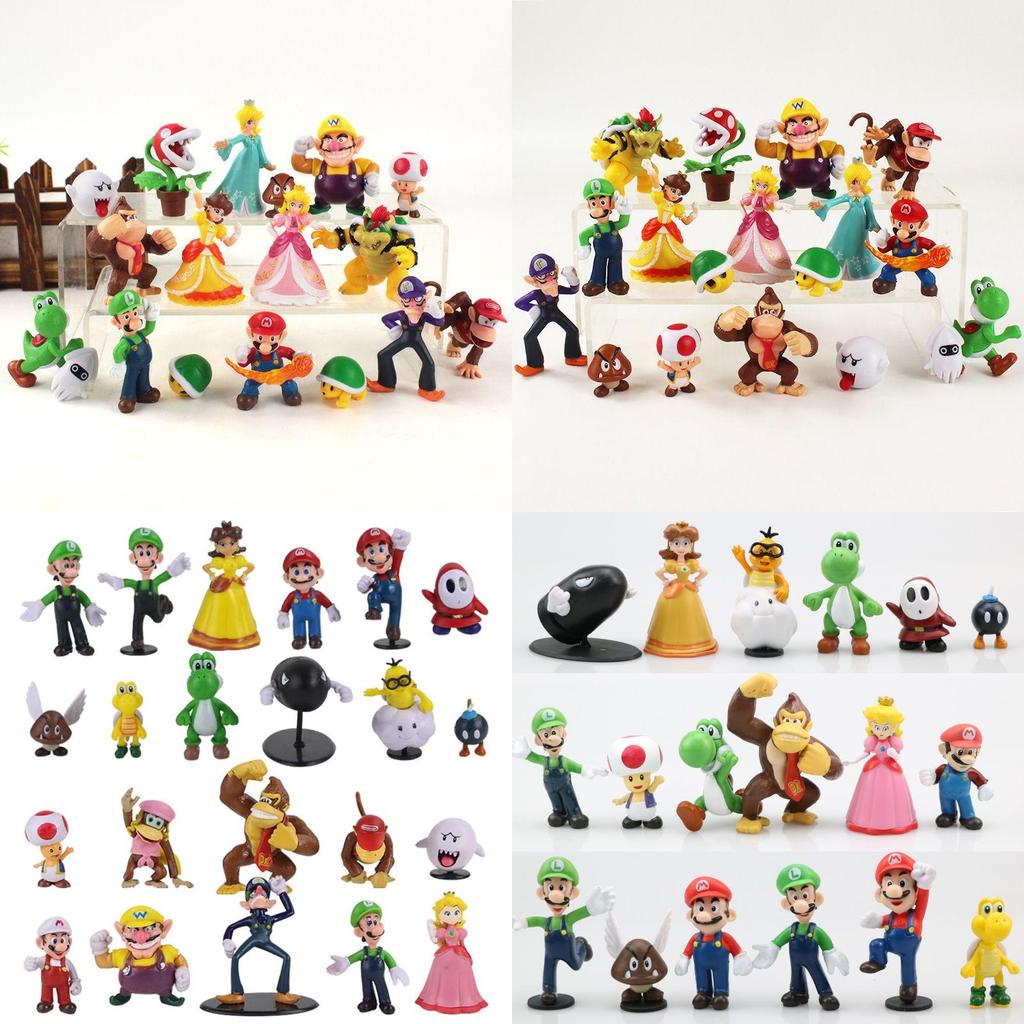 Super Cute Super Mario Action Figure Toy Set For Collection And Decoration In Your Home