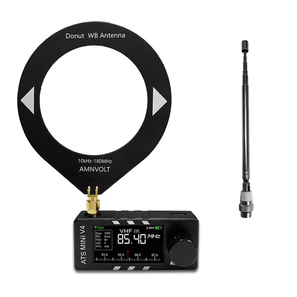 Для AMNVOLT V4 ATS-MINI-SI4732 Радио Все Диапазоны-DSP Радиоприемник FM AM/SSB LSB USB, Встроенная схема усилителей для наушников Hi-Z
