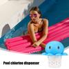 Плавающий дозатор хлора для бассейна Подходит для таблеток 1 и 3 дюйма Хлоратор-осьминог для больших/маленьких бассейнов, гидромассажных ванн, спа-центров