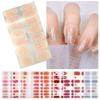 Наклейки для французского дизайна ногтей, водонепроницаемые гелевые наклейки для ногтей, набор гелевых наклеек для ногтей, полные обертывания для ногтей