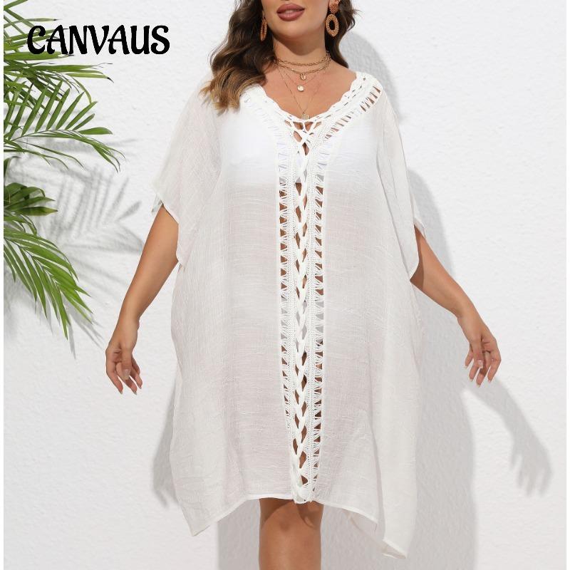 Женское платье-накидка большого размера, связанное вручную крючком с цветочным узором в стиле пэчворк, свободное пляжное бикини, наружное накидка
