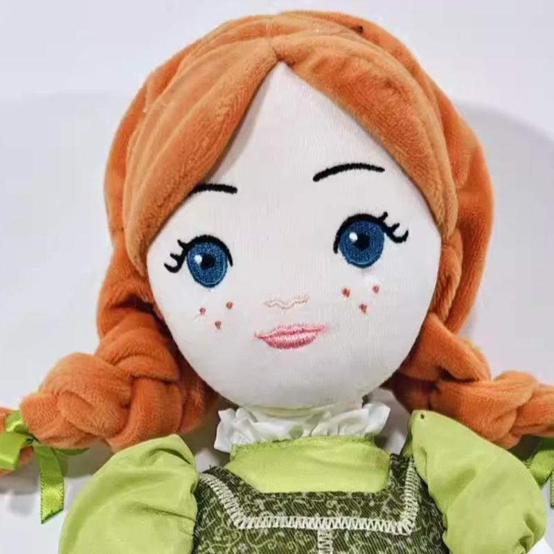 Мультяшная плюшевая кукла Принцесса Анна из мультфильма «Холодное сердце» Мягкая набивная Игрушка-обнимашка Игрушка для игр Спутник перед сном Подарок для маленьких девочек Малышей