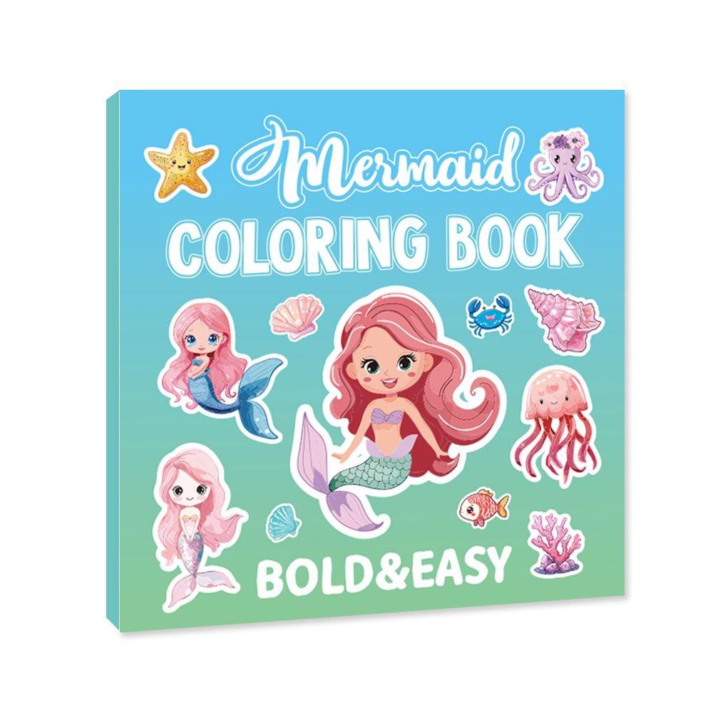 Книга для рисования акварелью своими руками, расслабляющая книга для раскрашивания, милая жутковатая милая раскраска, детский подарок