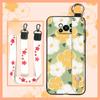 Anti-knock Protective Phone Case For Xiaomi Poco X3 NFC/X3 Pro Durable Oil Painting Phone Holder Wrist Strap Flower Ring