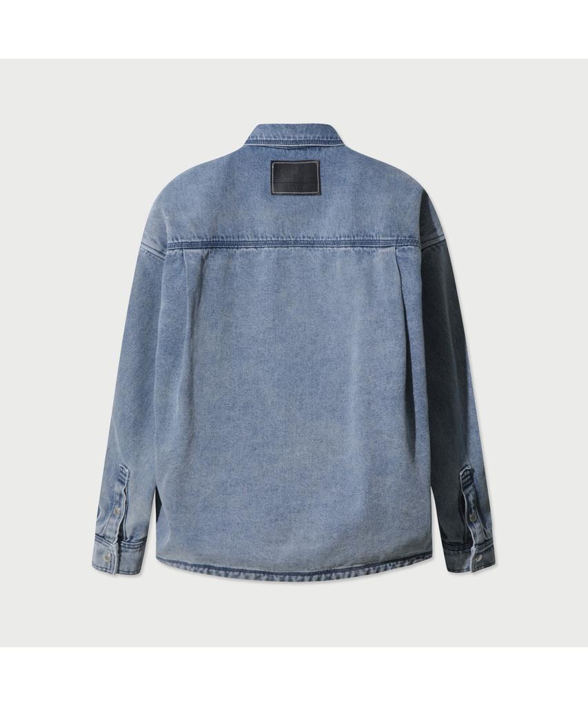 Iro Mutt Spring Denim Shirt Jacket - Light Blue