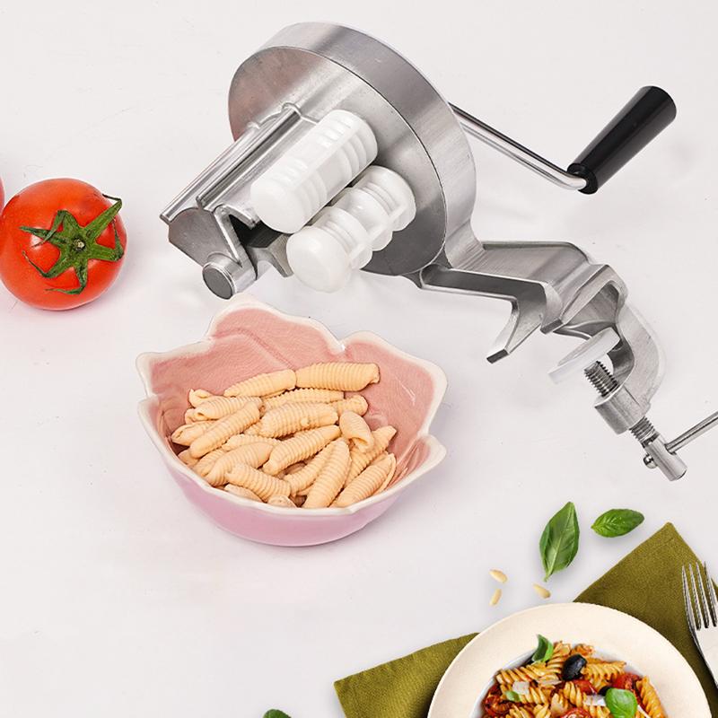 Manual Portable Pasta Maker Manual Pasta Maker Uses Ergonomic Hand-crank Design To Press Noodles