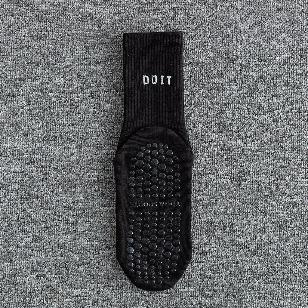 Женские фитнес-носки до щиколотки, модные носки средней длины для пилатеса и йоги, противоскользящие, влагоотводящие, дышащие, носки-следки для спортивных занятий