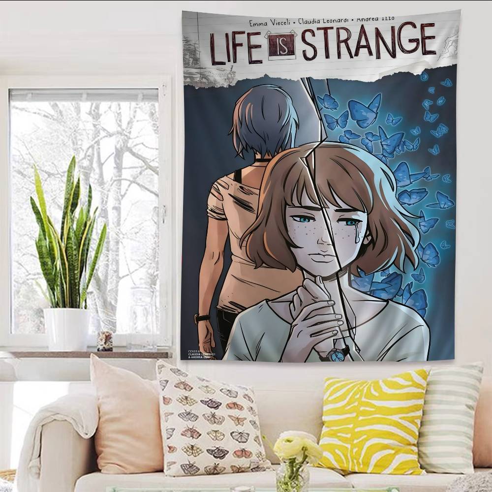LLife IIs SStrange 2 Hippie Wall Hanging Tapestries Art Science Fiction Room Home Decor Kawaii Room Decor