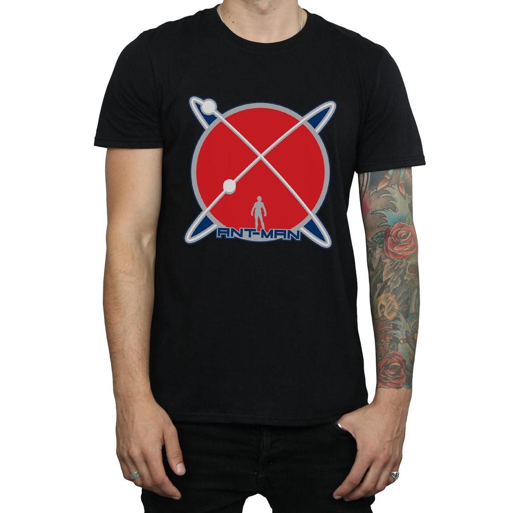 Marvel Mens Ant-Man Planet Logo T-Shirt