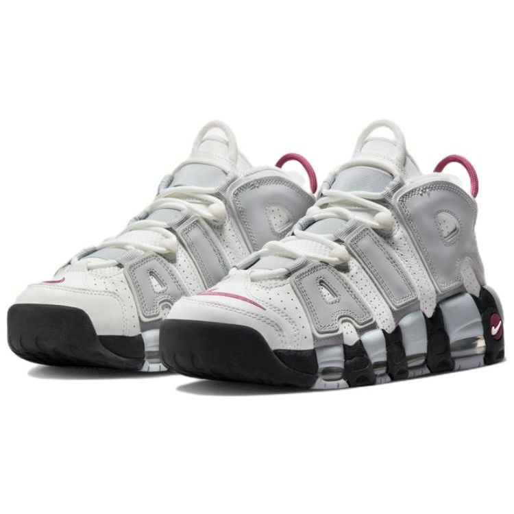 Nike Air More Uptempo Rosewood Women Sneakers White Summit-White Wolf-Grey DV1137-100