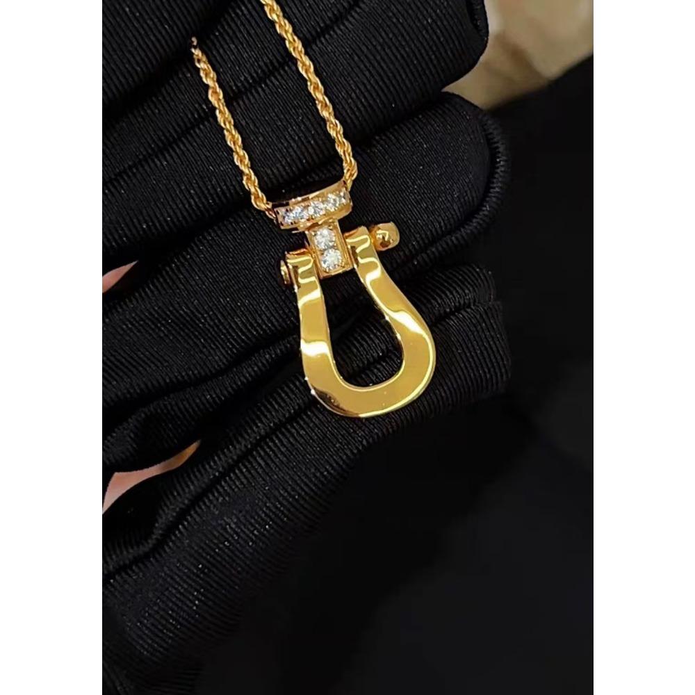CNC Diamond Necklace High-end Horizontal and Vertical Mini Gypsy Necklace