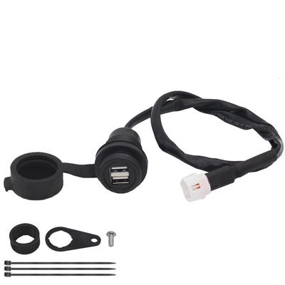 Двойное USB зарядное гнездо для Yamaha Mt09 Mt07 Xsr700 Xsr900 Tracer 700900