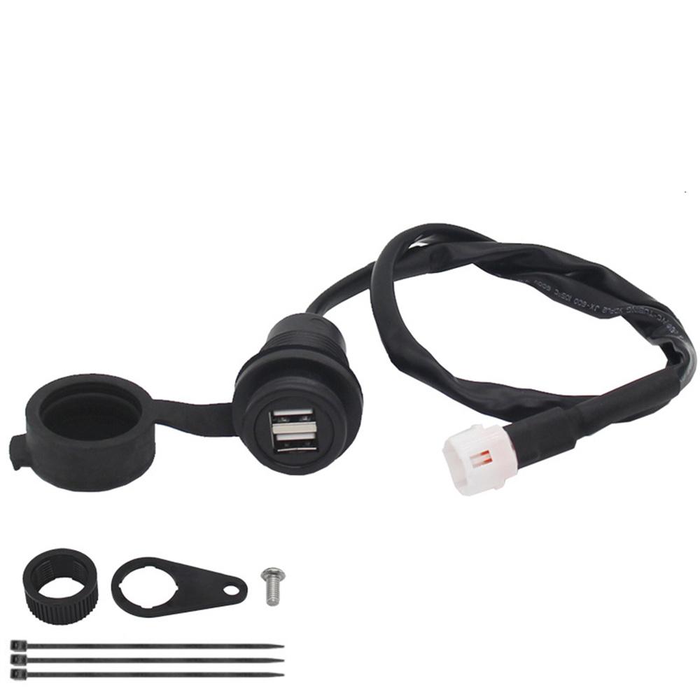 Двойной USB-адаптер для зарядного устройства для YAMAHA MT09 2018-2021 MT-09 SP XSR900 Tracer 900 MT07 XSR700