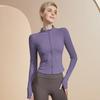 Autumn Spring Women's Quick Drying Sports Coat Women's Tight Top Yoga Jacket Long Sleeve Zipper Jacket Running Fitness Women's Jacket