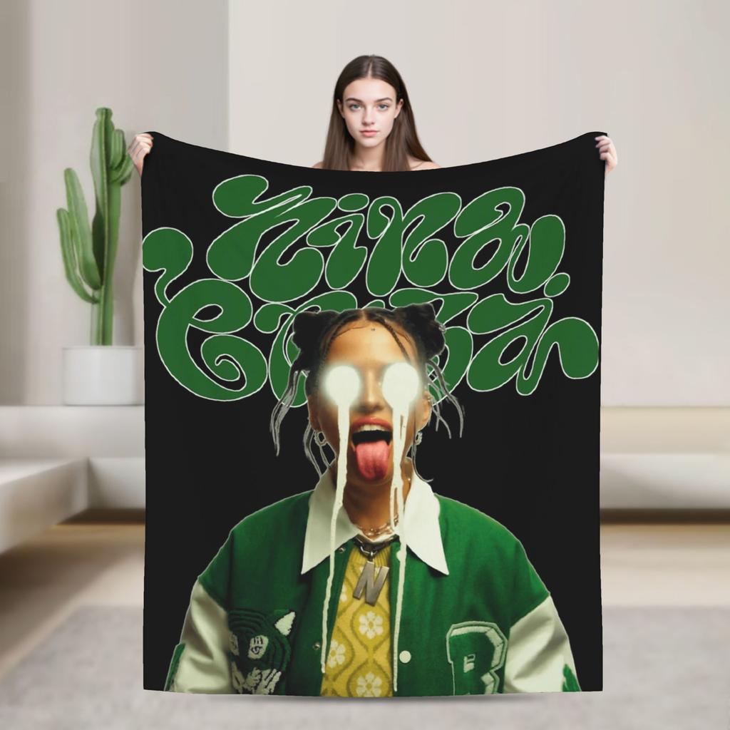 Nina Chuba Blanket Quality Soft singer Throw Blanket Winter Child Bedroom Novelty Bedspread