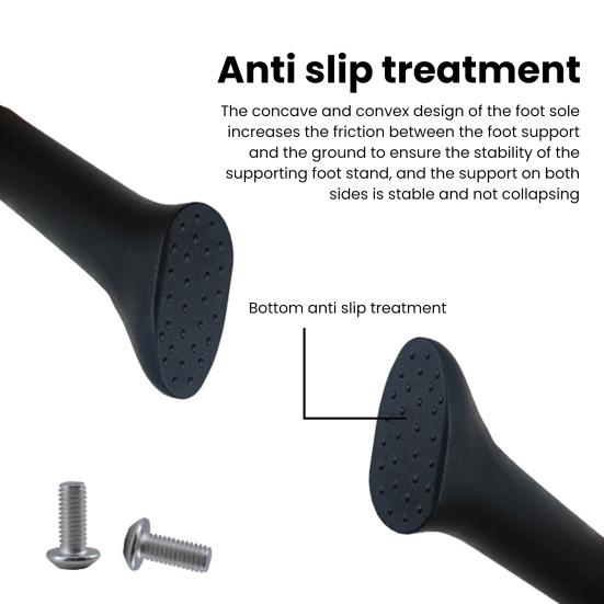 Bicycle Two-Legged Stand Adjustable Simple Installation Universal Non-Slip Bipod Bicycle Stand Mountain Bike Footrest