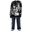 Y2K Hip Hop Street Harajuku Winter Hoodie Loose Retro Gothic Sweater Top