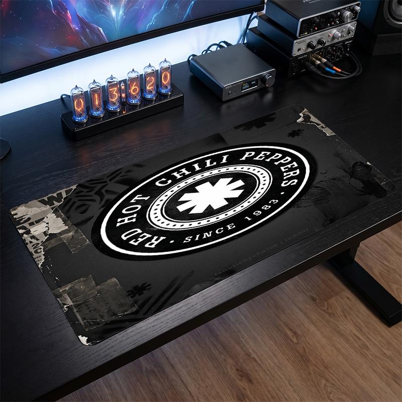 Red Hot Chili Peppers Print Large Mouse Pad Smooth Surface Anti?Slip Desk Mat For Gaming Office Laptop Decoration