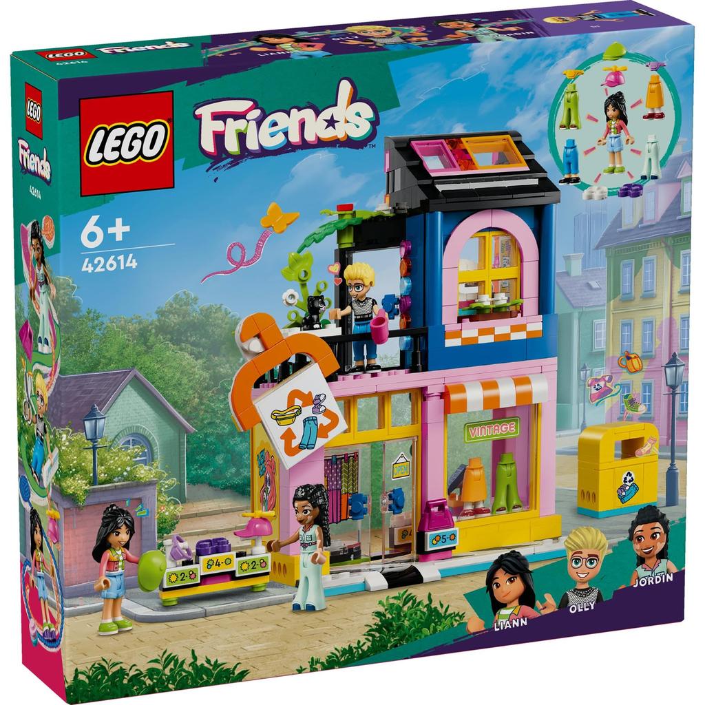 LEGO Friends Vintage Fashion Boutique Toys Present Birthday Blocks Educational Christmas Girls Boys Children 6 Years Old 7 Years Old 8 Years Old 9