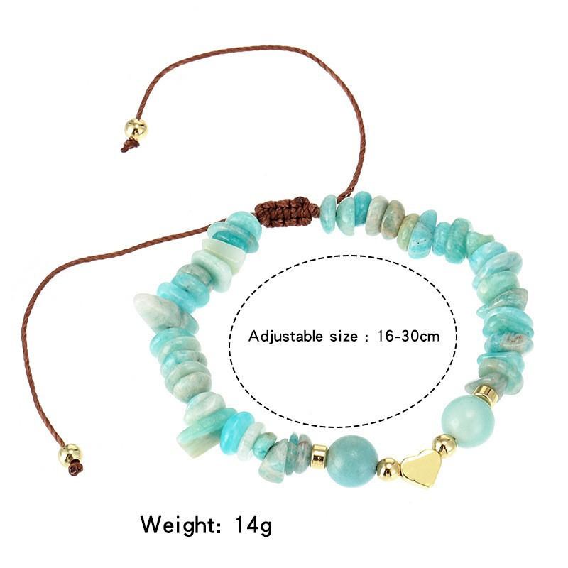 New crystal bracelet, original amethyst garnet, citrine bracelet, gravel love bracelet, beaded jewelry.