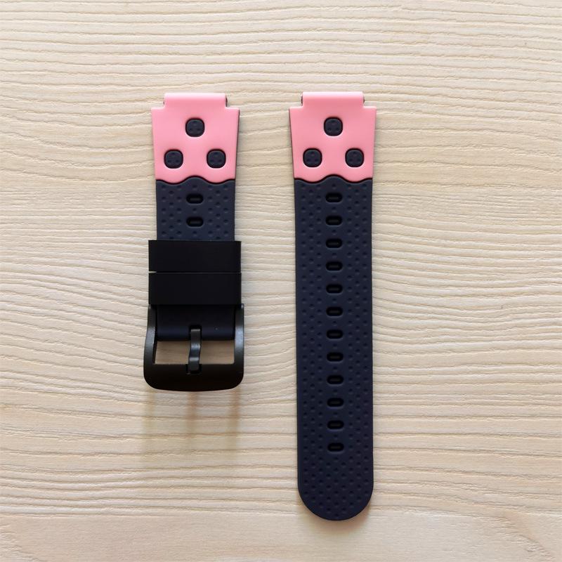 Детский силиконовый ремешок для смарт-часов, универсальный Y-образный, двухцветный, интерфейс 16 мм