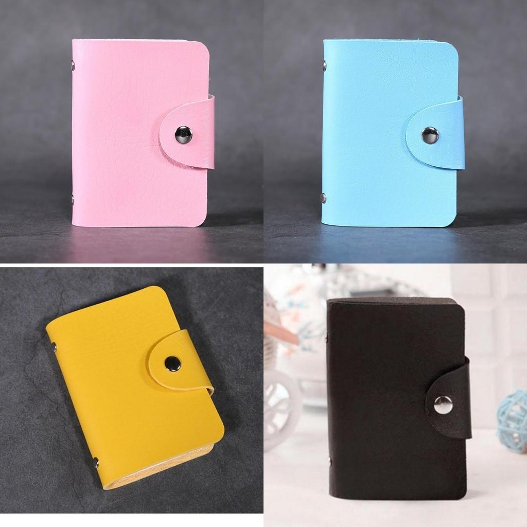 Многоцветный карманный кошелек для визиток, ID и кредитных карт из искусственной кожи премиального качества