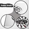 Stainless Steel Floor Drain Hair Catcher Oderproof Backflow Preventer Shower Drainer for Kitchen