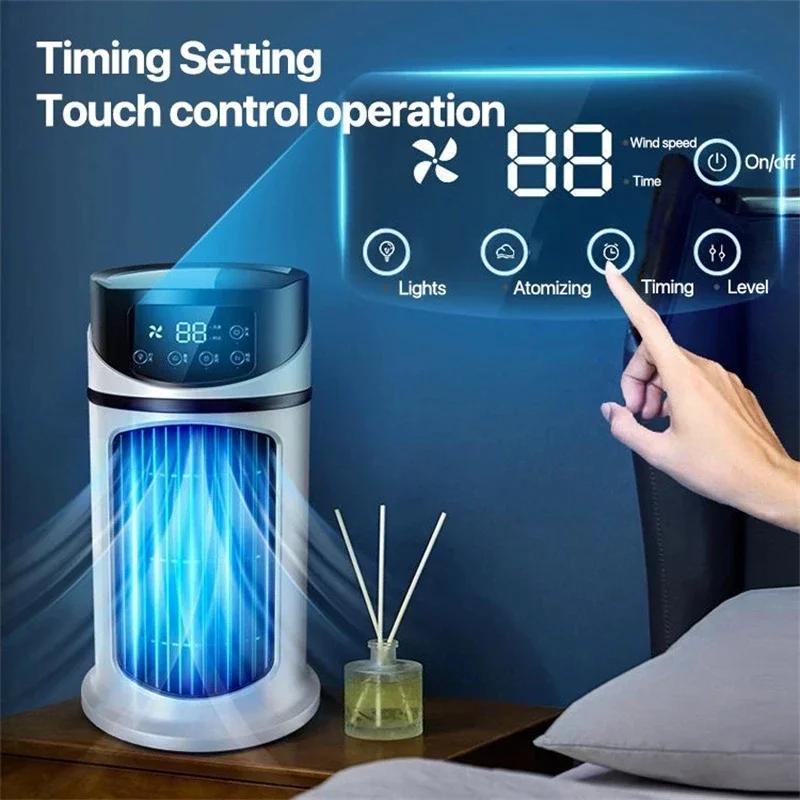 Portable Water Cooling Fan Air Conditioner USB Fan Mini Humidifier Silent Desktop Air Conditioning air cooler for Home Office