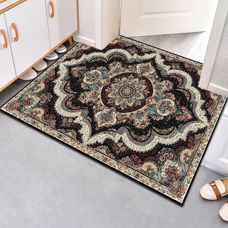 3D китайский коврик для пола, коврик для двери, для дома, спальни, гостиной, ванной комнаты, нескользящий, впитывающий, пригодный для машинной стирки, коврик