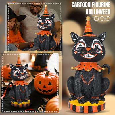 Винтажный причудливый смоляной настольный centerpiece Декор Уникальный подарок Яркий цвет Счастливая вечеринка на Хэллоуин Угощение или