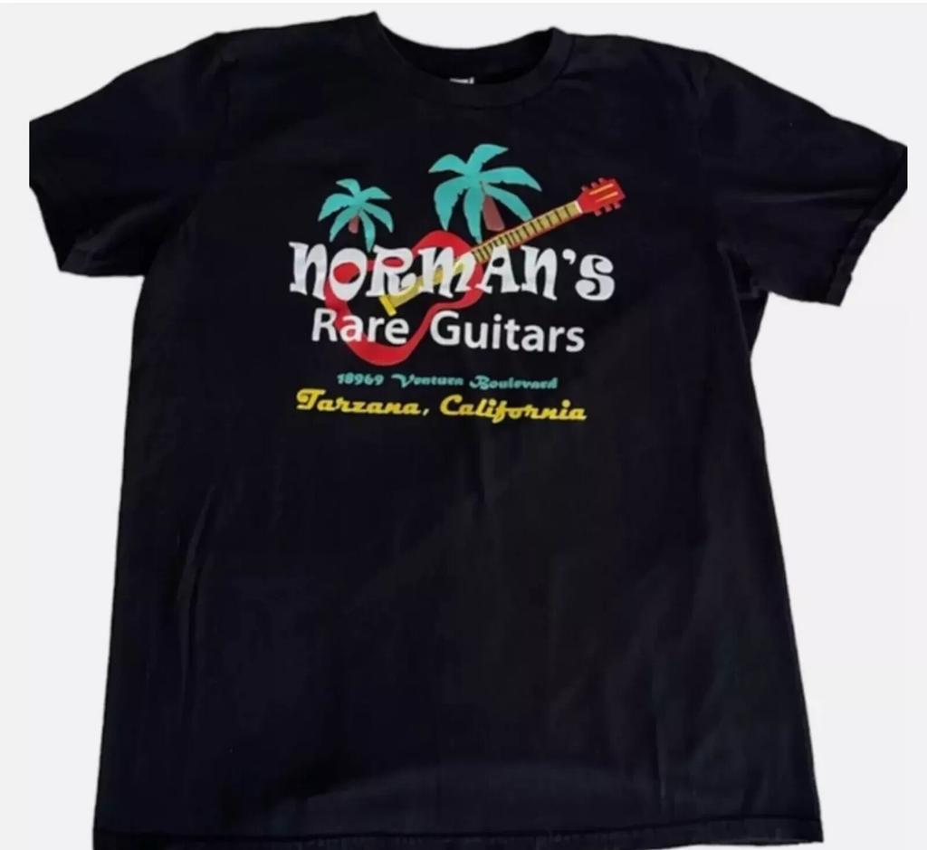 Casual Graphic Tee Unisex Vintage Norman_S Rare Guitars T-Shirt, All Size S-5Xl