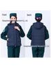 Women's Mid-Length Down Jacket - Warm, Thickened Vest for Nurses and Beauty Salon Professionals
