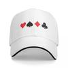 Костюм Карты Пики Червы Бубны Трефы Дизайн Бейсболки Snapback Модные Бейсболки Дышащие Повседневные Для Унисекс И Женщин