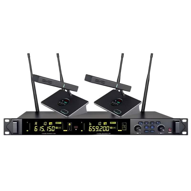 LINGXIDA Wireless Dual-Channel Gooseneck Microphone (CN version)