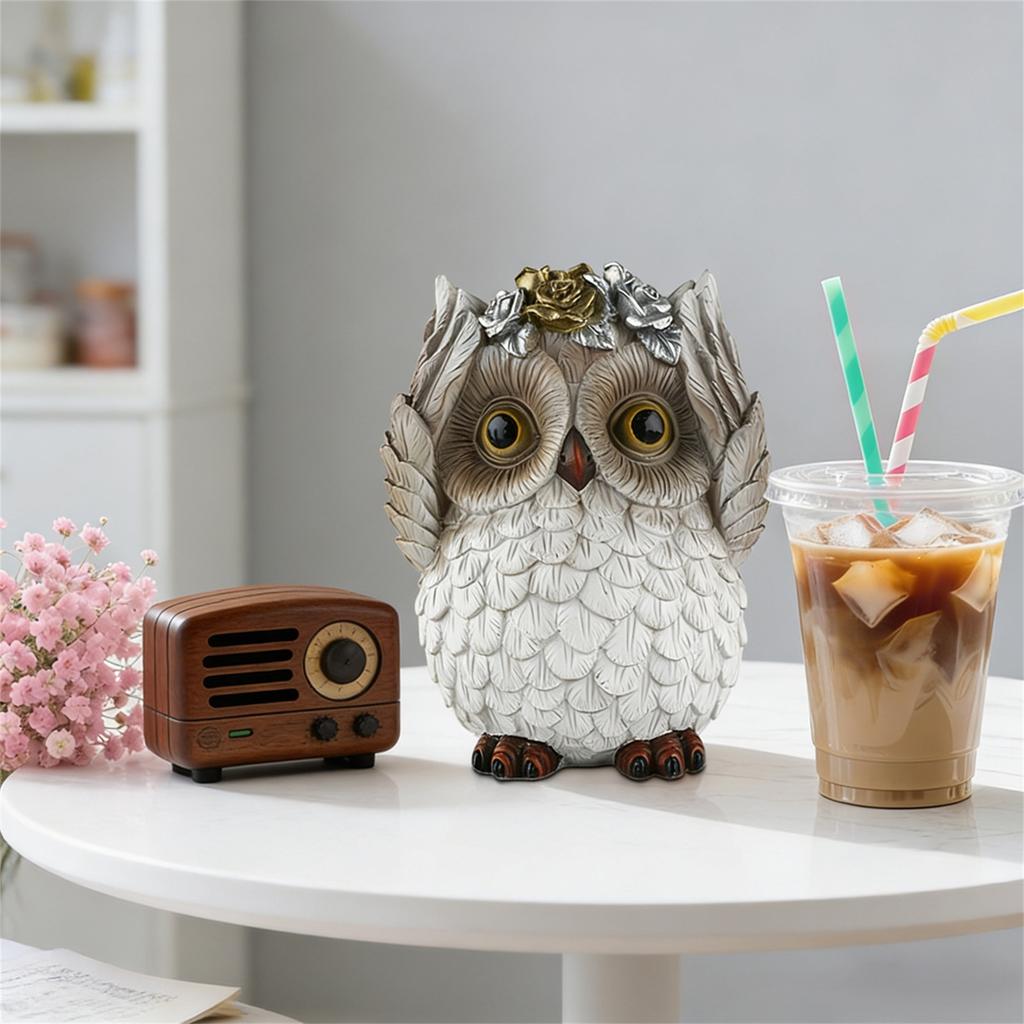 Смола Не Слушает, Не Смотрит, Не Говорит, Статуэтки Сов, Настольное Украшение