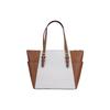 Michael Kors Mk Charlotte Монограмма Дорожная Сумка-Тоут на Молнии Женская тоут Ванильный 35T0GCFT3B-VANILLA