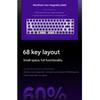 FURYCUBE M68HE 8k Быстрый Триггер Магнитная Ось Игровая Клавиатура ACE 68 Механическая Wooting киберспорт