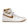 Air 1 Retro High OG металлические золотые женские кроссовки White Gum-Light-Brown FD2596-107